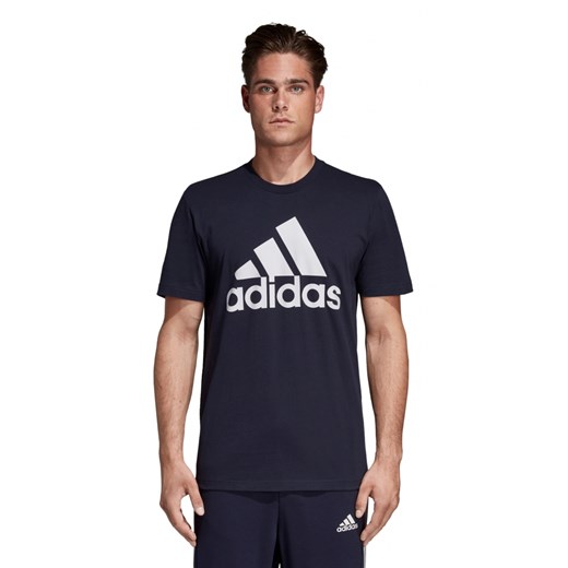 T-shirt męski Adidas z krótkim rękawem z napisami 