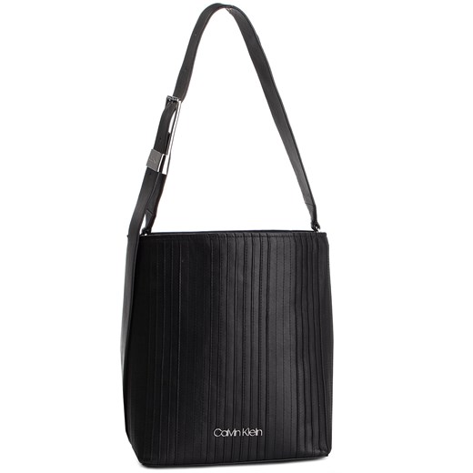 Shopper bag Calvin Klein na ramię czarna 