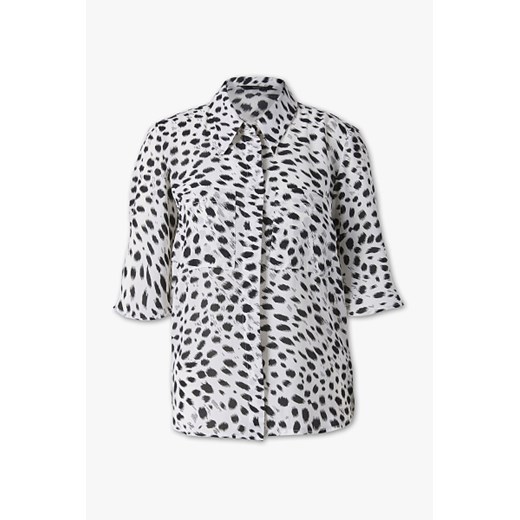 Bluzka damska Yessica Premium z długim rękawem w zwierzęcy wzór 