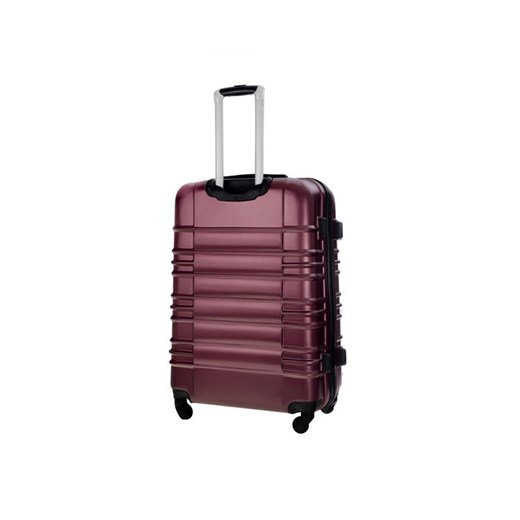 Średnia walizka podróżna STL838 burgundowa Solier Luggage  uniwersalny Skorzana.com