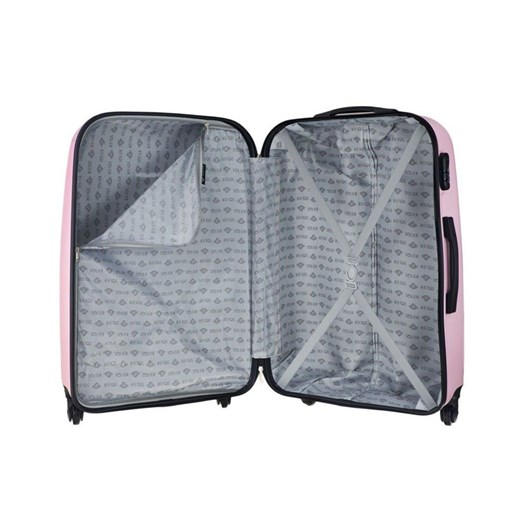 Średnia walizka podróżna STL856 różowa  Solier Luggage uniwersalny Skorzana.com