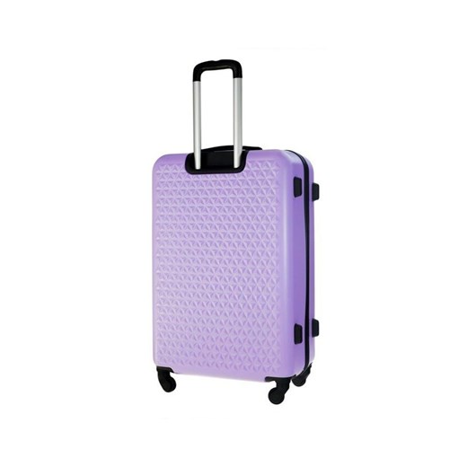 Duża walizka podróżna STL870 fioletowa  Solier Luggage uniwersalny Skorzana.com