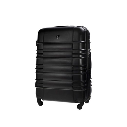 Duża walizka podróżna STL838 czarna Solier Luggage  uniwersalny Skorzana.com
