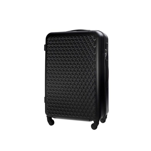 Duża walizka podróżna STL870 czarna Solier Luggage  uniwersalny Skorzana.com