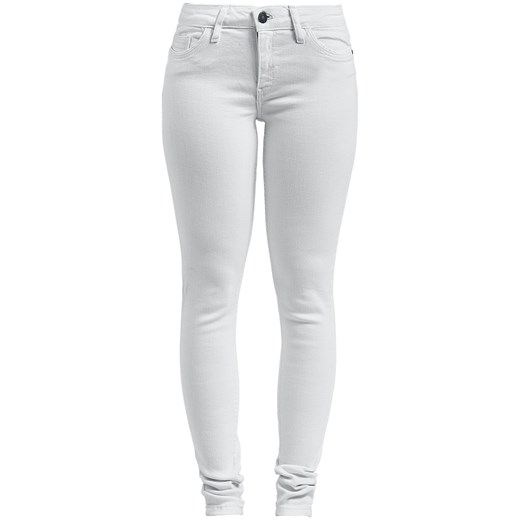 Noisy May - Eve LW PCKT Piping White Jeans - Spodnie długie - biały  Noisy May W26L32 EMP