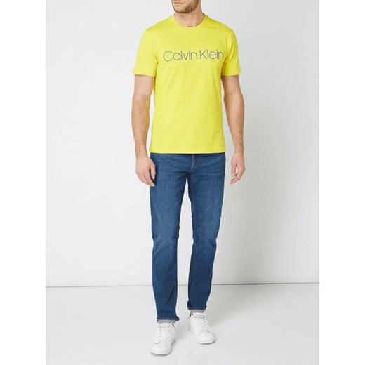 T-shirt męski żółty Calvin Klein 