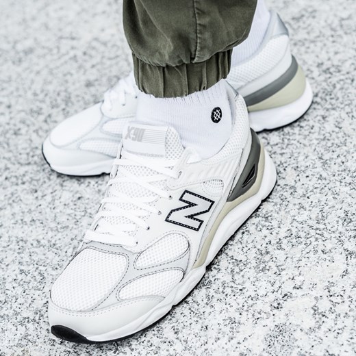 Buty sportowe męskie New Balance białe wiązane 