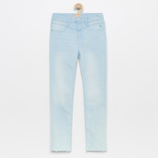 Spodnie dziewczęce Reserved niebieskie z jeansu 