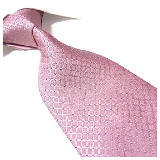 Wyjątkowo długa krawat różowy poliester z mikrofibry XL męskie krawat 63"
