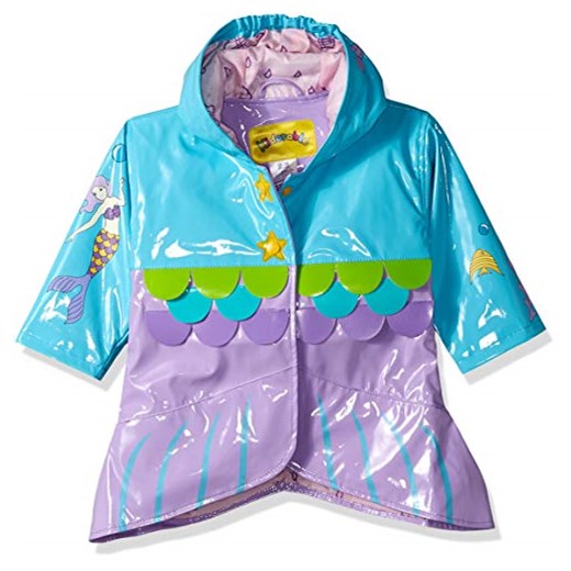 kidorable oryginalnych dla dzieci na rynku gebrand wszystkich odporny na warunki atmosferyczne wodoszczelna kurtka przeciwdeszczowa, płaszcz przeciwdeszczowy Syrenka dla chłopców i dziewczynek -  kurtka przeciwdeszczowa 92-98cm niebieski
