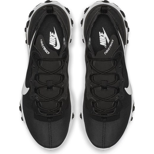 Buty sportowe damskie czarne Nike do biegania bez wzorów płaskie wiązane 