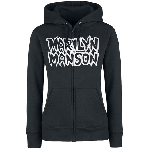 Marilyn Manson - Logo - Bluzy z kapturem - czarny Marilyn Manson XXL EMP