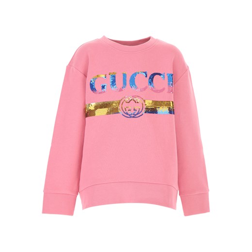Bluza dziewczęca Gucci jesienna bawełniana 