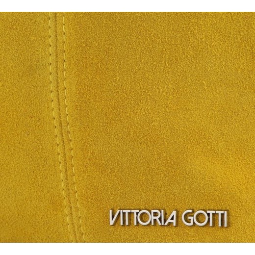 Shopper bag Vittoria Gotti z frędzlami skórzana zamszowa wakacyjna 