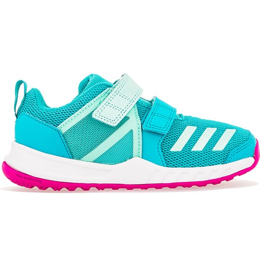 Buty sportowe dziecięce Adidas w paski na wiosnę na rzepy 