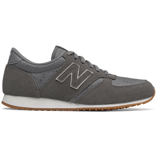 Buty sportowe damskie New Balance do biegania brązowe sznurowane w eleganckim stylu 