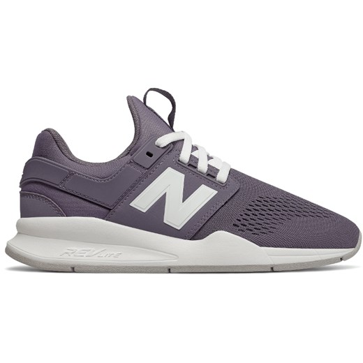 Buty sportowe damskie New Balance casualowe bez wzorów w eleganckim stylu 