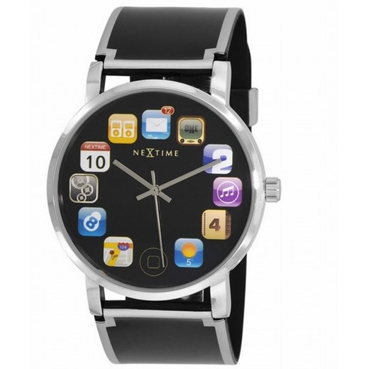 NeXtime Watch Time - Zegarek na rękę - Wrist Pad home-form-pl czarny dekoracja