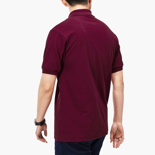 T-shirt męski Lacoste z krótkimi rękawami czerwony 
