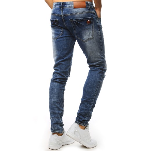 Dstreet jeansy męskie bez wzorów 