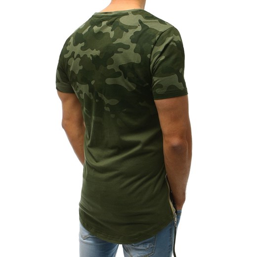 T-shirt męski Dstreet wiosenny z krótkimi rękawami w wojskowym stylu 