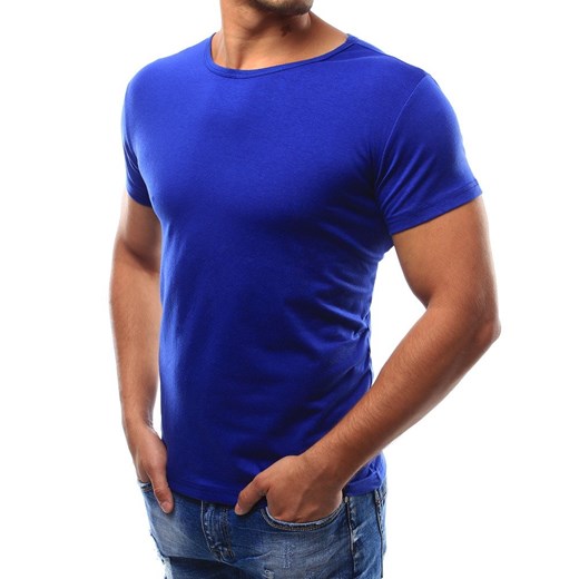 T-shirt męski niebieski Dstreet RX2577