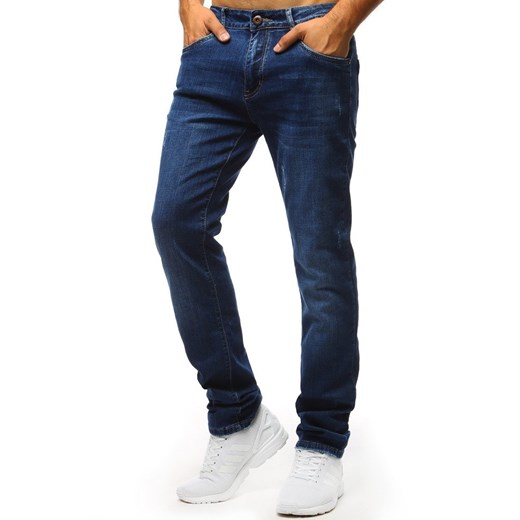 Spodnie jeansowe męskie niebieskie UX1310