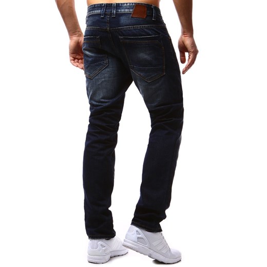 Spodnie jeansowe męskie niebieskie UX1187