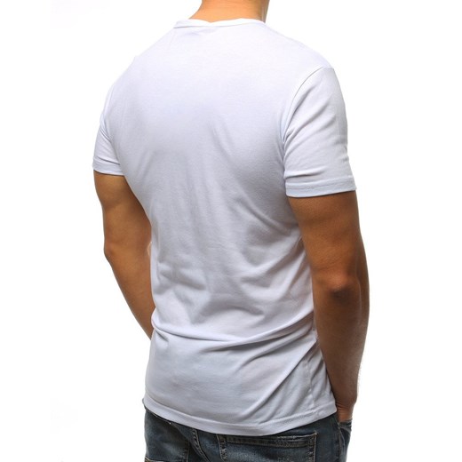 Dstreet t-shirt męski z nadrukami na wiosnę młodzieżowy 