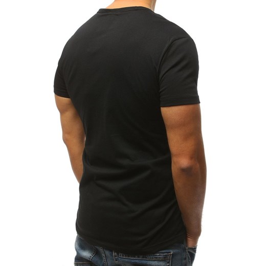 Dstreet t-shirt męski młodzieżowy z krótkim rękawem 