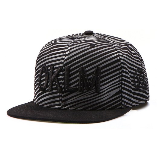 Czapka męska snapback czarna (hx0210)