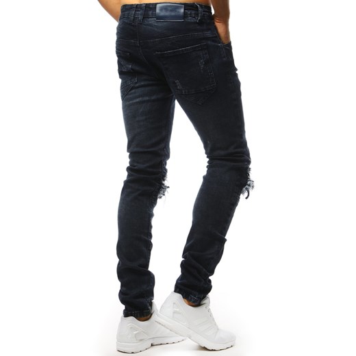 Dstreet jeansy męskie bez wzorów bawełniane 