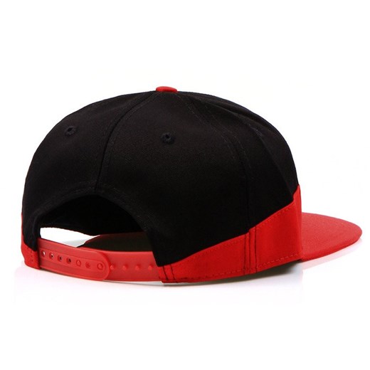 Czapka męska snapback czarno-czerwona HX0193