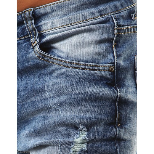 Spodnie jeansowe męskie niebieskie UX0935
