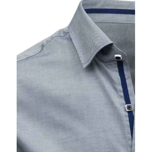 Koszula męska elegancka szara (dx1529)
