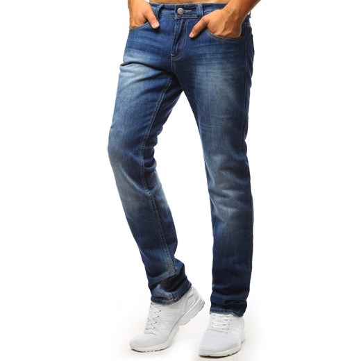 Spodnie jeansowe męskie niebieskie UX1349