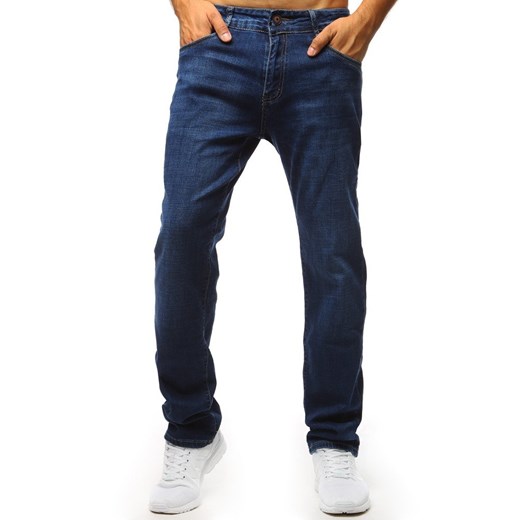 Spodnie jeansowe męskie niebieskie UX1314