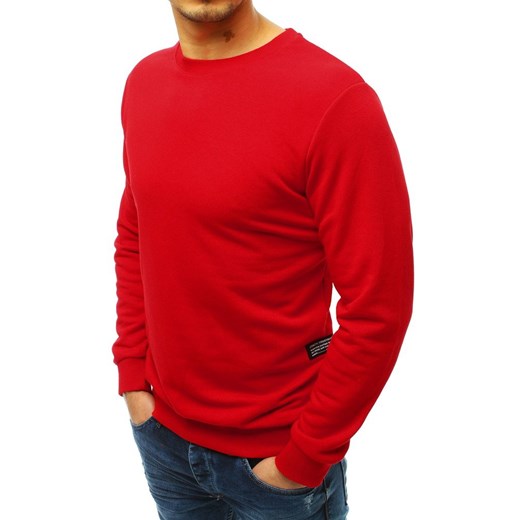 Bluza męska czerwona Dstreet casual 