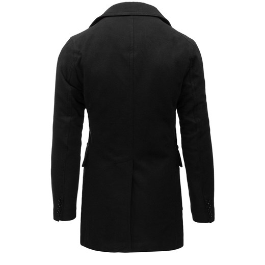 Płaszcz męski zimowy czarny CX0361