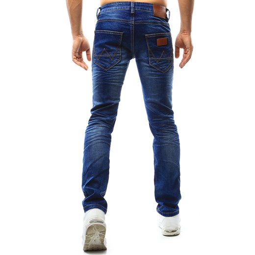 Spodnie jeansowe męskie niebieskie UX1084