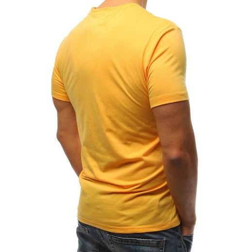 T-shirt męski Dstreet bez wzorów z krótkim rękawem 