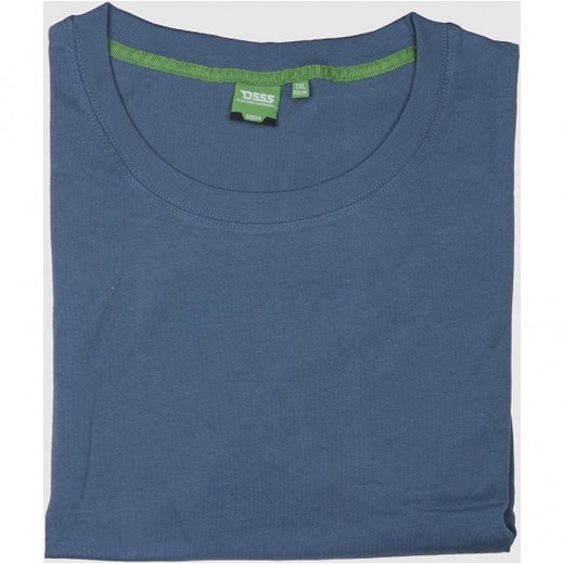 D555 t-shirt męski niebieski z krótkimi rękawami 