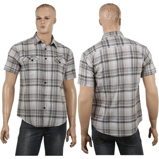 Bawełniana, sportowa koszula męska Clover z krótkim rękawem  Clover XL mensklep