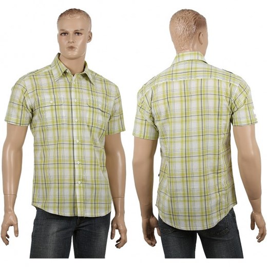 Bawełniana, sportowa koszula męska Clover z krótkim rękawem  Clover M mensklep