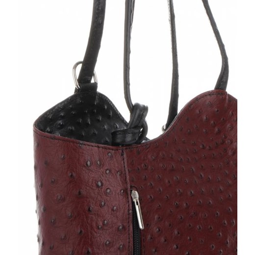 Shopper bag Genuine Leather matowa na ramię 