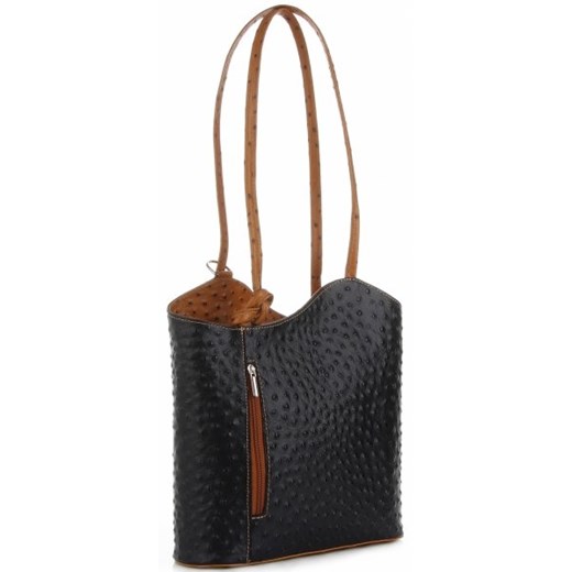 Shopper bag Genuine Leather duża na ramię matowa elegancka 