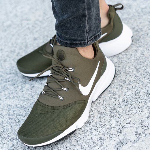 Buty sportowe męskie Nike presto zielone sznurowane 
