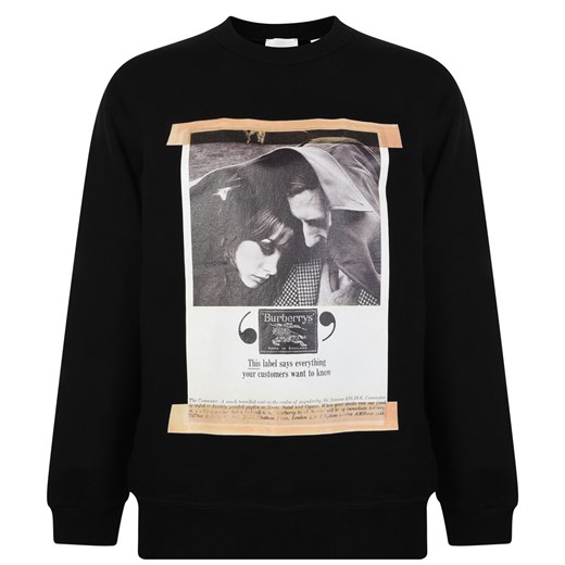Bluza Burberry Archive Campaign Print Cotton Sweatshirt