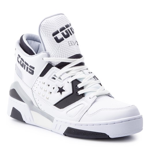 Buty sportowe męskie Converse białe z tworzywa sztucznego sznurowane 