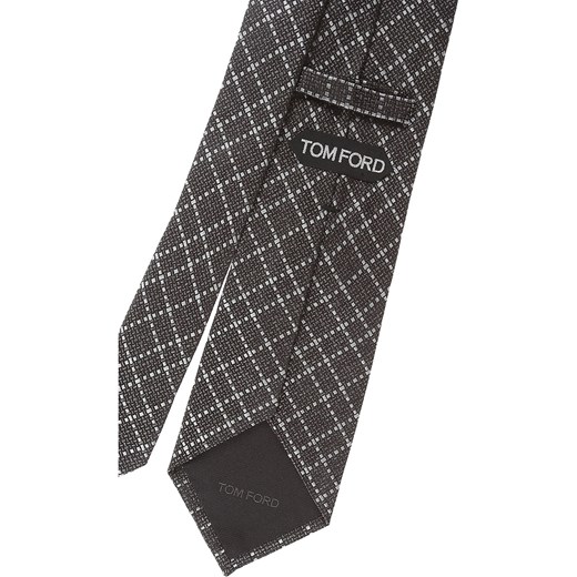 Brązowy krawat Tom Ford 